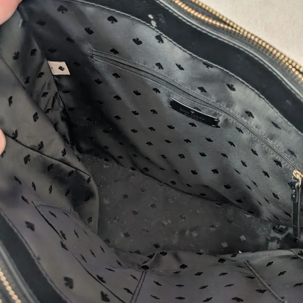 Kate Spade Kona Patterson Drive Black and White Tote - See Notes